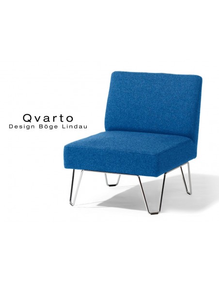 QVARTO canapé modulable ou fauteuil habillage gamme CAMIRA, tissu Xtrème couleur Honeymoon.