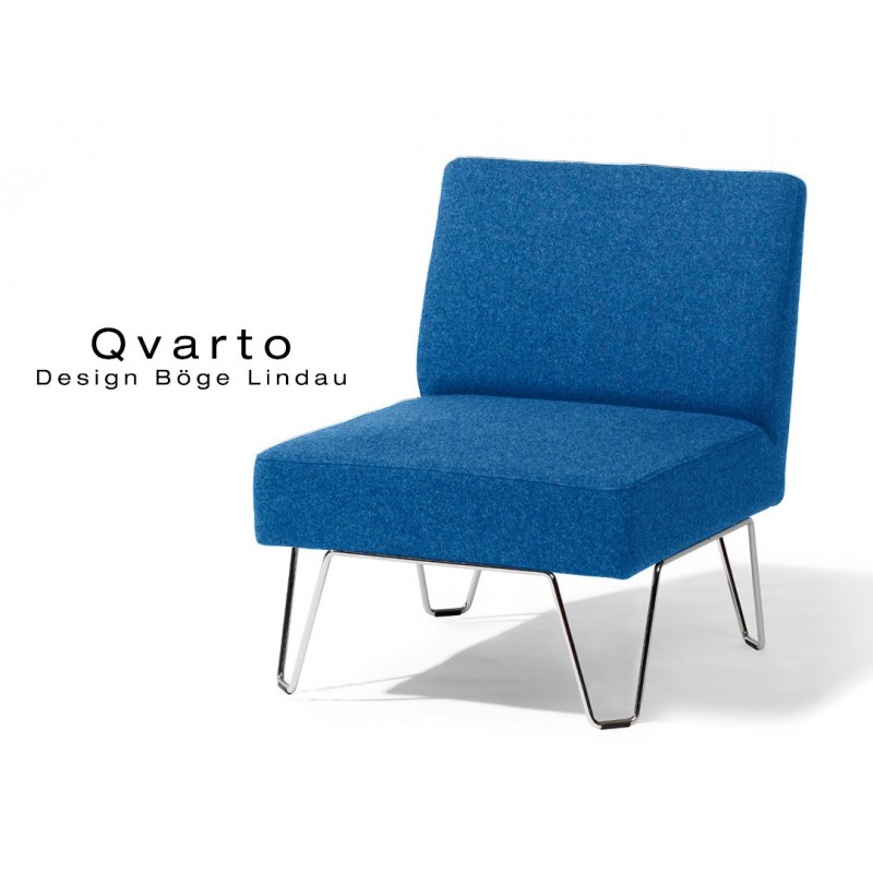 QVARTO canapé modulable ou fauteuil habillage gamme CAMIRA, tissu Xtrème couleur Honeymoon.