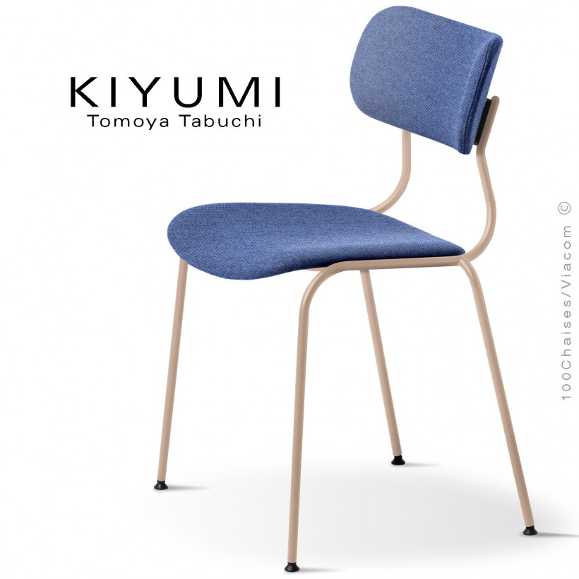 Chaise KIYUMI-FABRIC, 4 pieds...