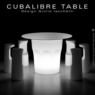 Table Haute design - Mange Debout : hauteur 110 (carré, rond, 4-6  personnes, extérieur)